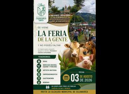 FERIA GANADERA EN CAJAMARCA TOLIMA