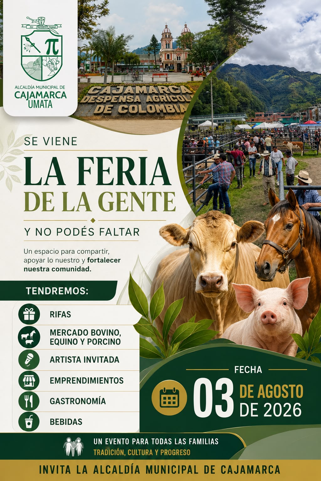 FERIA GANADERA EN CAJAMARCA TOLIMA