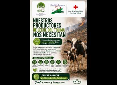 🚨 ¡NUESTROS PRODUCTORES DE LECHE DEL TOLIMA NOS NECESITAN! 🚨